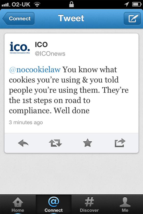 ICO tweet